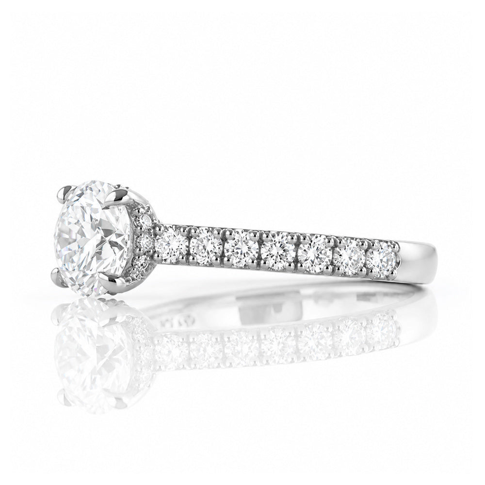 Belle, a Hidden Halo Lab Diamond Ring - Victoria's Jewellery