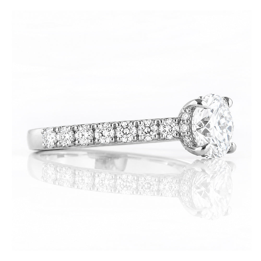 Belle, a Hidden Halo Lab Diamond Ring - Victoria's Jewellery