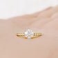 Belle, a Hidden Halo Lab Diamond Ring