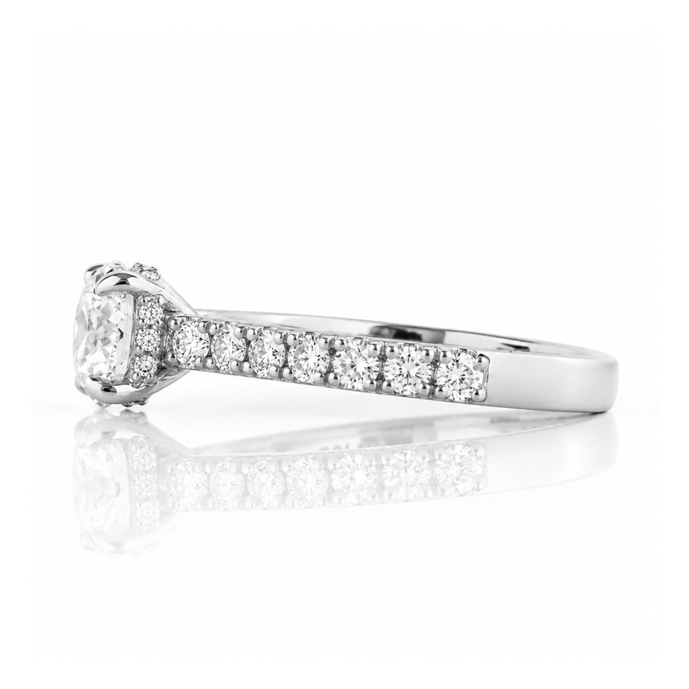 Belle, a Hidden Halo Lab Diamond Ring - Victoria's Jewellery