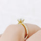 Belle, a Hidden Halo Lab Diamond Ring