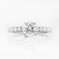 Belle, a Hidden Halo Lab Diamond Ring
