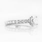 Belle, a Hidden Halo Lab Diamond Ring