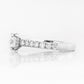Belle, a Hidden Halo Lab Diamond Ring