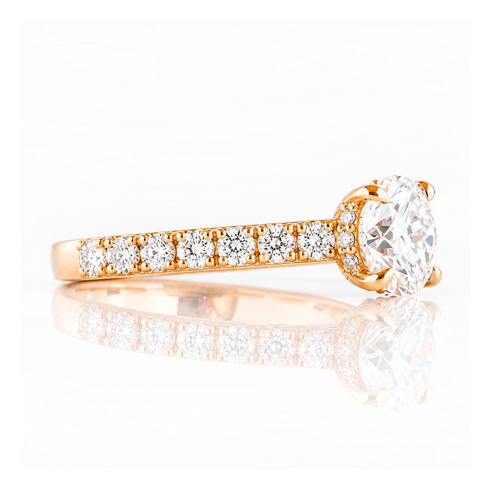 Belle, a Hidden Halo Lab Diamond Ring - Victoria's Jewellery