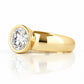 Odessa, Round Bezel set Lab Diamond Ring