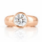 Odessa, Round Bezel set Lab Diamond Ring