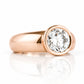 Odessa, Round Bezel set Lab Diamond Ring