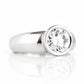 Odessa, Round Bezel set Lab Diamond Ring