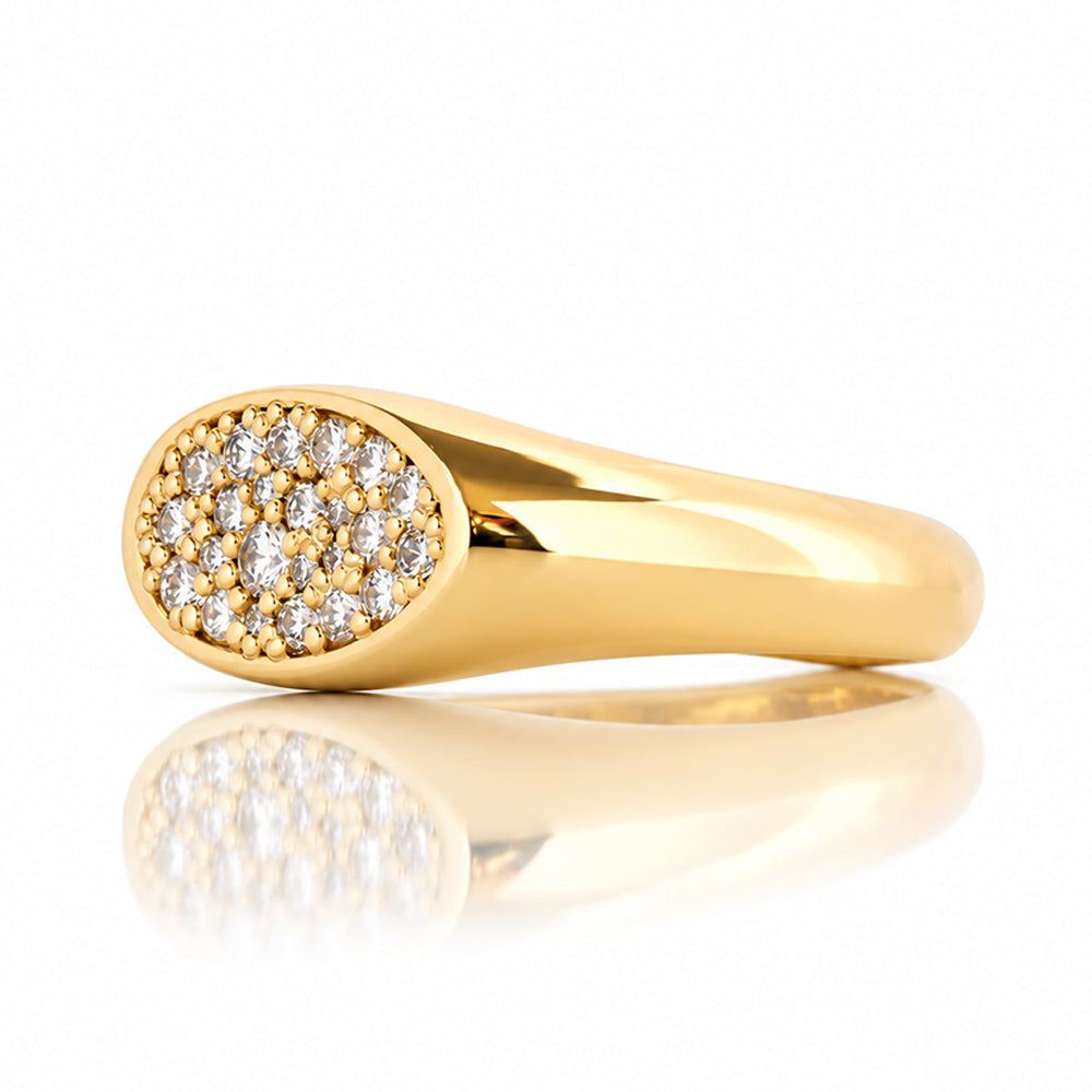 Nova, Lab Diamond Signet Ring