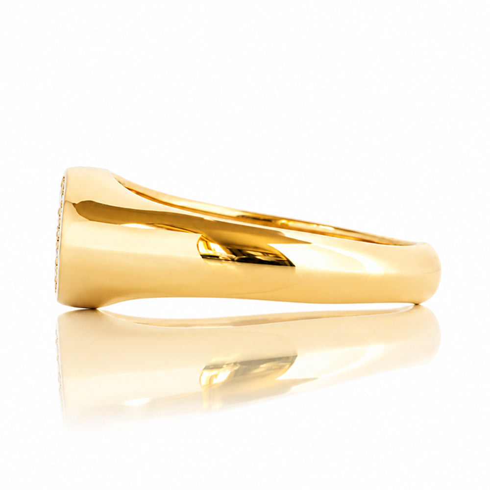 Nova, Lab Diamond Signet Ring
