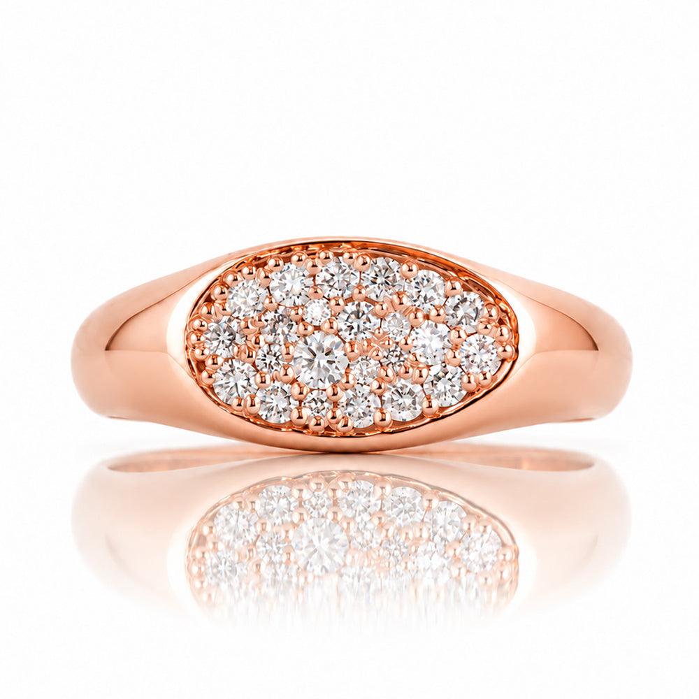 Nova, Lab Diamond Signet Ring