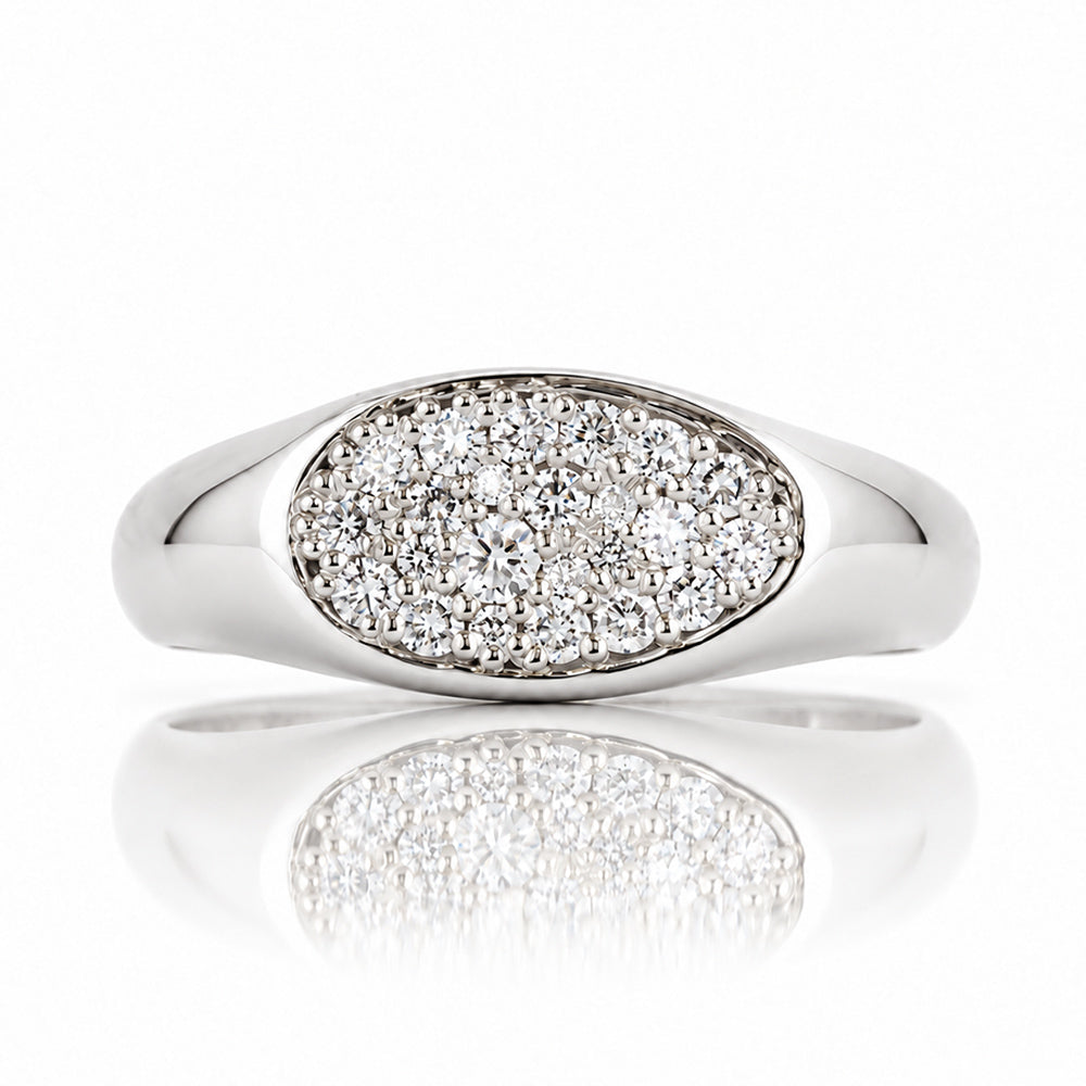 Nova, Lab Diamond Signet Ring