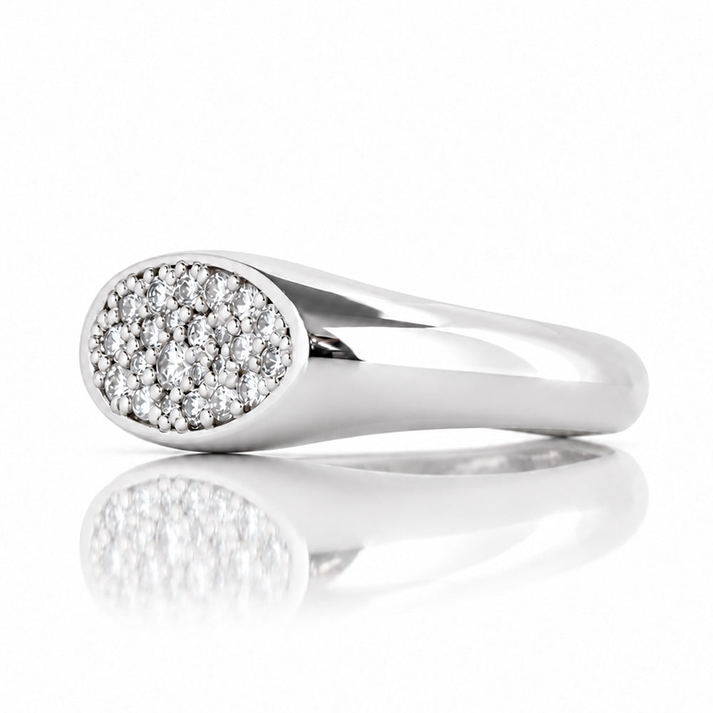 Nova, Lab Diamond Signet Ring