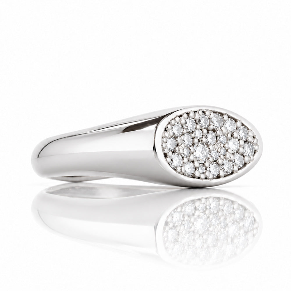 Nova, Lab Diamond Signet Ring