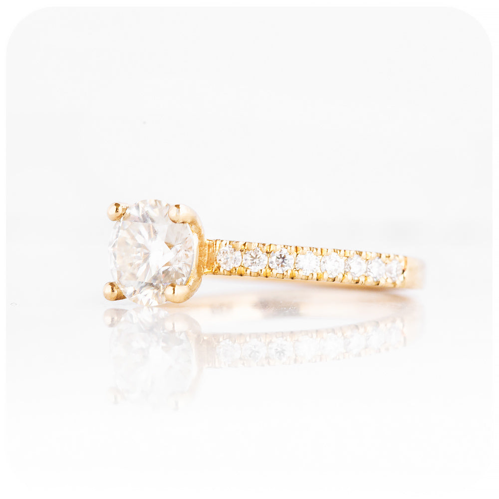 Emma, a Brilliant cut Lab Diamond Engagement Ring - 1ct