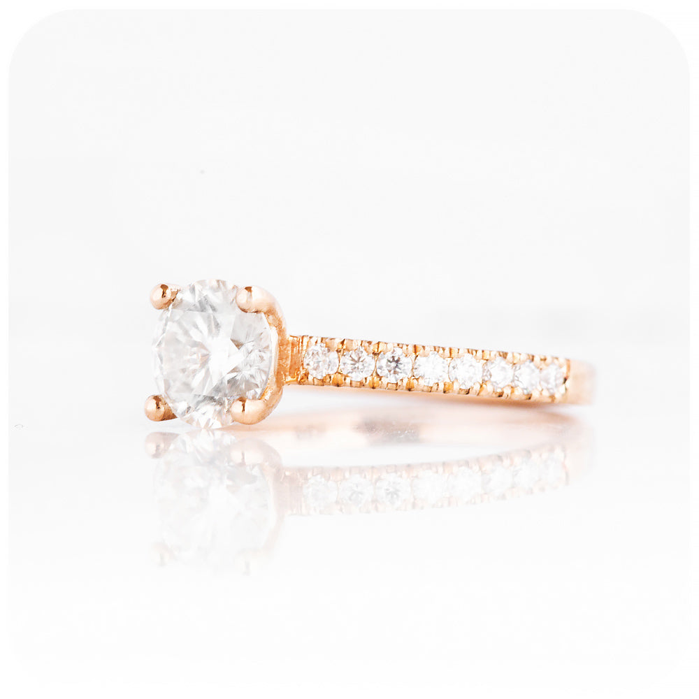 Emma, a Brilliant cut Lab Diamond Engagement Ring - 1ct