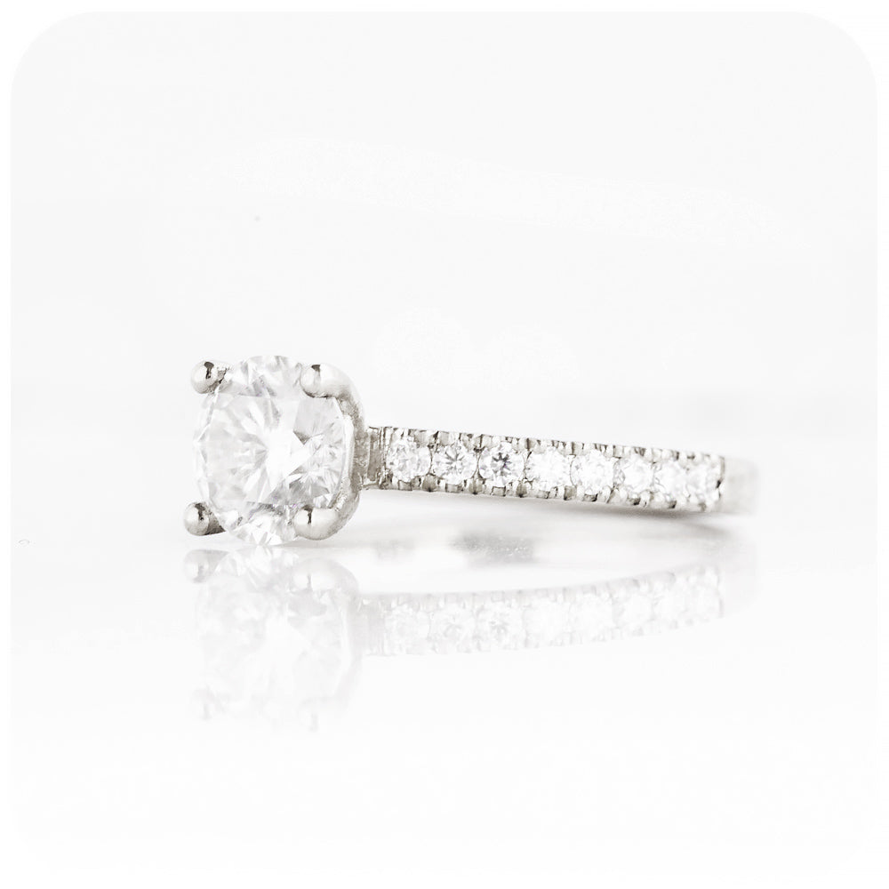 Emma, a Brilliant cut Lab Diamond Engagement Ring - 1ct