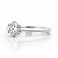 Emmy, a 6 Claw Brilliant cut Lab Diamond Ring - 0.50ct - Victoria's Jewellery