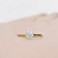 Round cut Diamond Solitaire Engagement Ring in Yellow Gold - Victoria's Jewellery