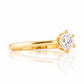 Tulip, a Round cut Lab Diamond Engagement Ring - Victoria's Jewellery