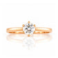 Tulip, a Round cut Lab Diamond Engagement Ring - Victoria's Jewellery