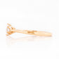 Round cut Diamond Solitaire Engagement Ring in Rose Gold - Victoria's Jewellery
