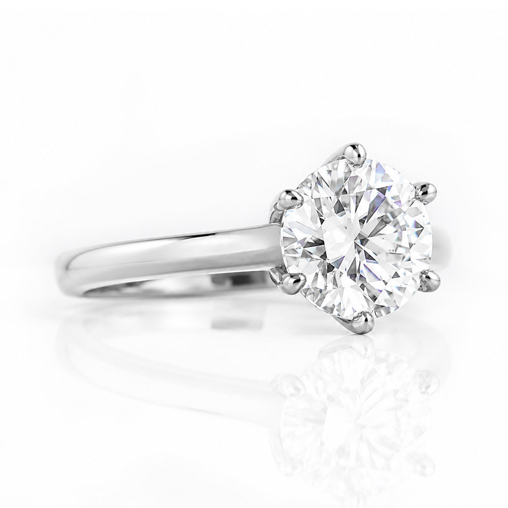 Kira, a 2ct Brilliant cut Lab Diamond Ring - Victoria's Jewellery