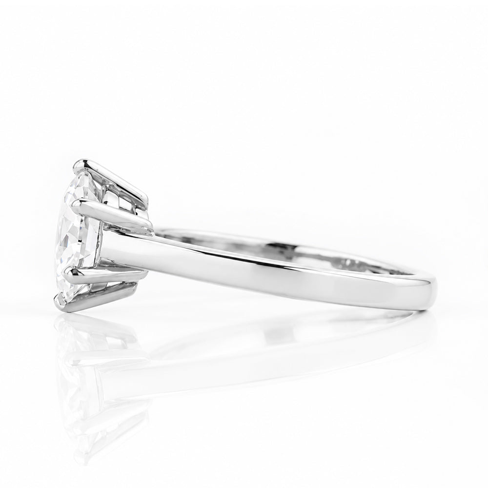 Kira, a 2ct Brilliant cut Lab Diamond Ring - Victoria's Jewellery