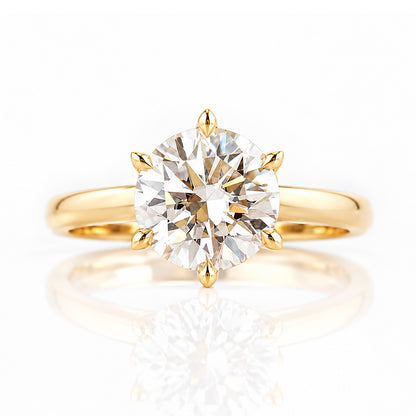 Kira, a 2ct Brilliant cut Lab Diamond Ring - Victoria's Jewellery