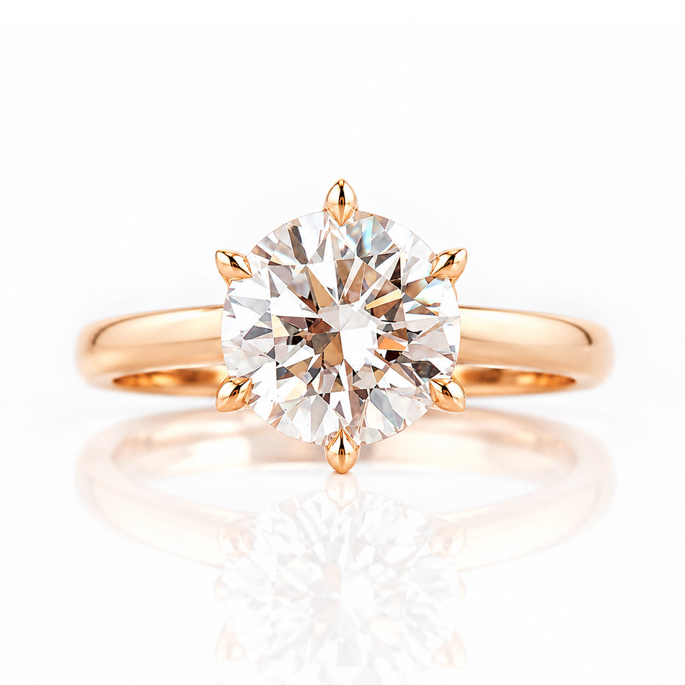 Kira, a 2ct Brilliant cut Lab Diamond Ring - Victoria's Jewellery