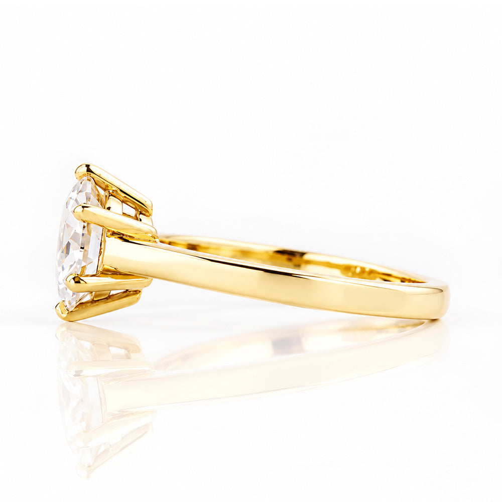 Kira, a 2ct Brilliant cut Lab Diamond Ring - Victoria's Jewellery