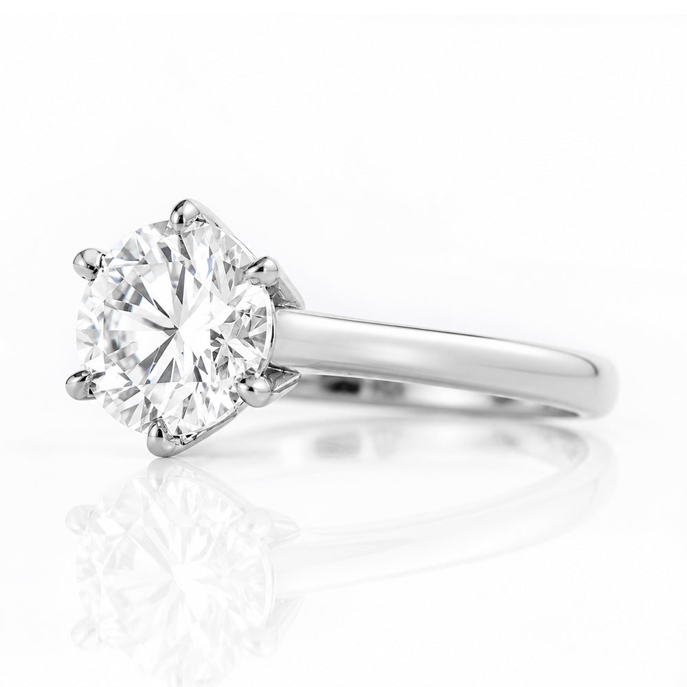 Kira, a 2ct Brilliant cut Lab Diamond Ring - Victoria's Jewellery