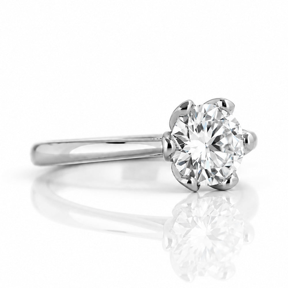 Faye, Round cut Lab Diamond Ring - 1ct - Victoria's Jewellery