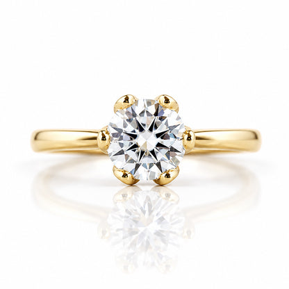 Faye, Round cut Lab Diamond Ring - 1ct - Victoria's Jewellery