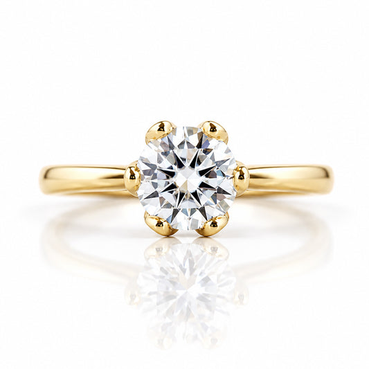 Faye, Round cut Lab Diamond Ring - 1ct - Victoria's Jewellery