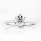 Emmy, a 6 Claw Brilliant cut Lab Diamond Ring - 1ct