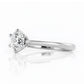 Emmy, a 6 Claw Brilliant cut Lab Diamond Ring - 1ct - Victoria's Jewellery