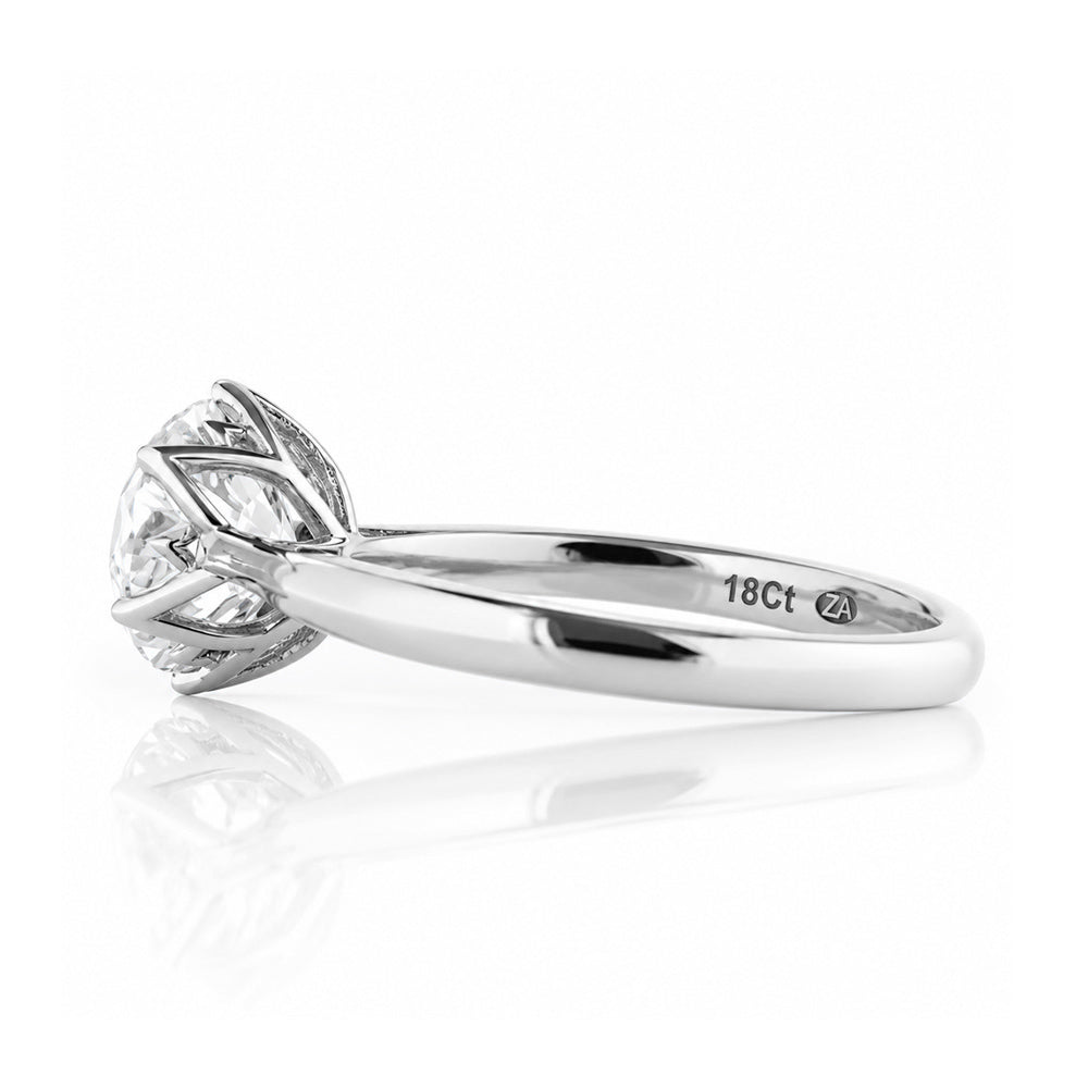 Nitida, 1.5ct Round Brilliant cut Lab Diamond Ring - Victoria's Jewellery
