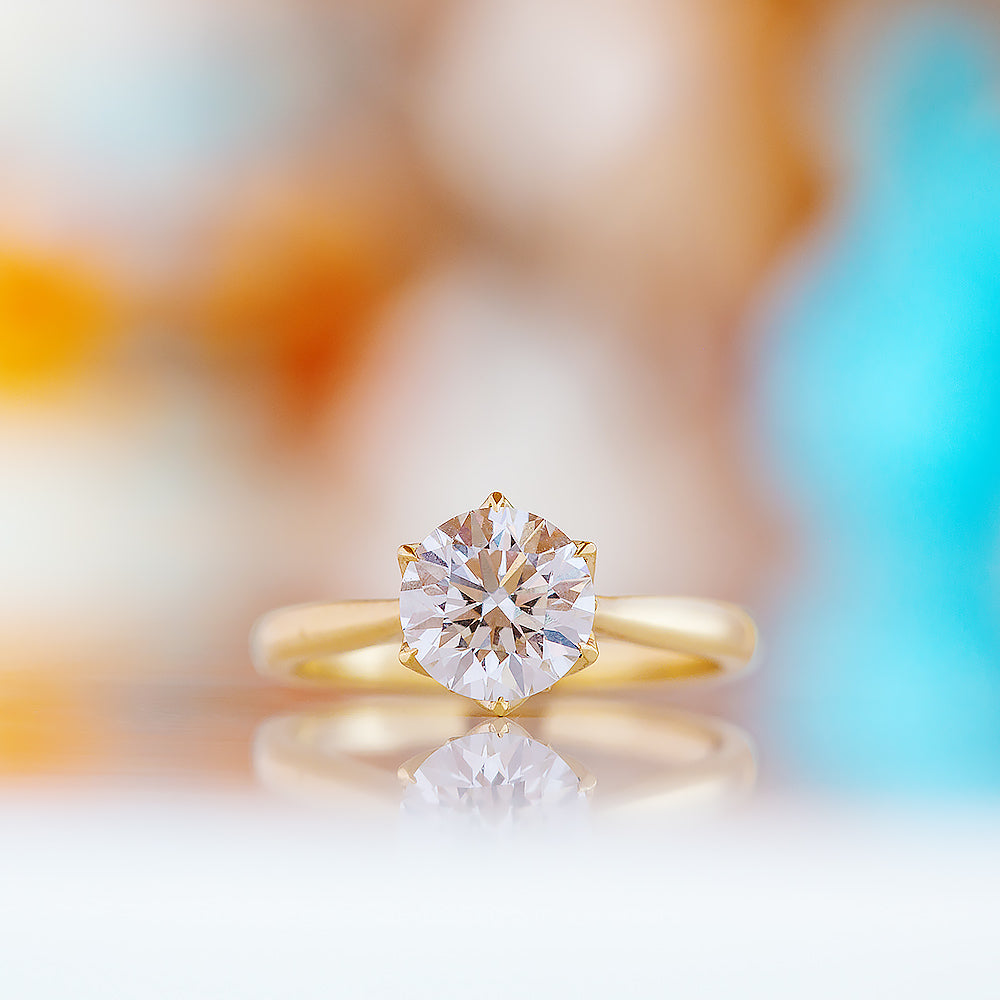 Nitida, 1.5ct Round Brilliant cut Lab Diamond Ring - Victoria's Jewellery