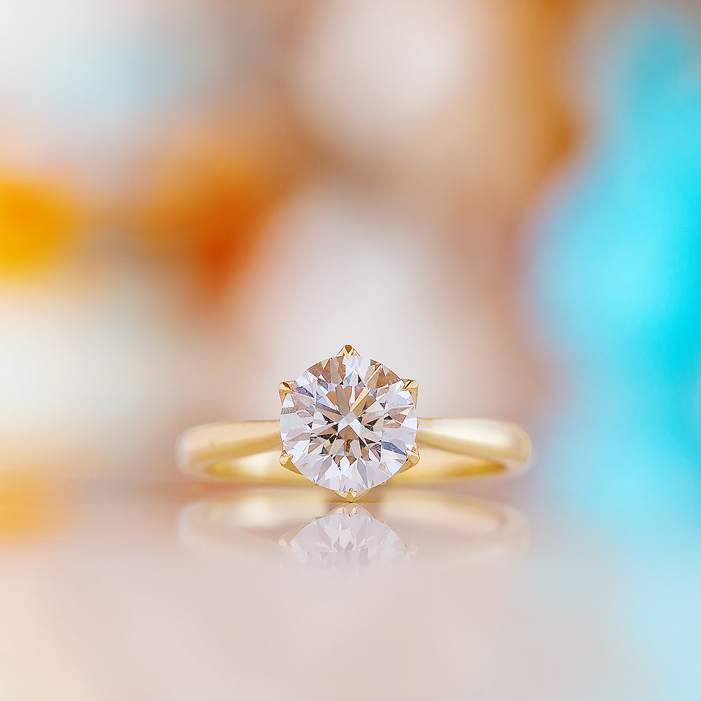 Nitida, 1.5ct Round Brilliant cut Lab Diamond Ring - Victoria's Jewellery