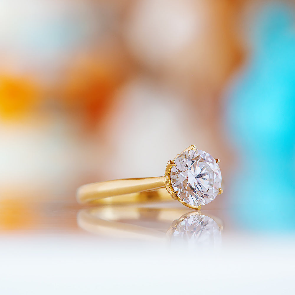 Nitida, 1.5ct Round Brilliant cut Lab Diamond Ring - Victoria's Jewellery