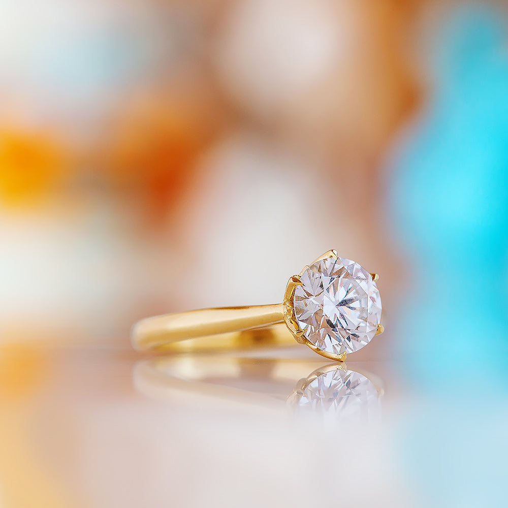 Nitida, 1.5ct Round Brilliant cut Lab Diamond Ring - Victoria's Jewellery