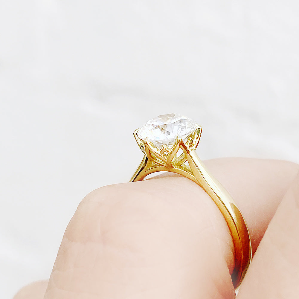 Nitida, 1.5ct Round Brilliant cut Lab Diamond Ring - Victoria's Jewellery