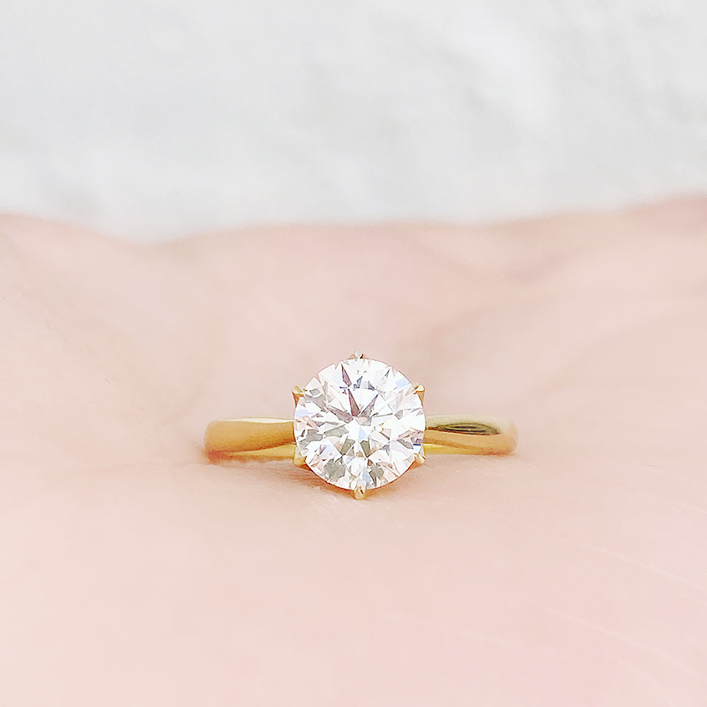 Nitida, 1.5ct Round Brilliant cut Lab Diamond Ring - Victoria's Jewellery