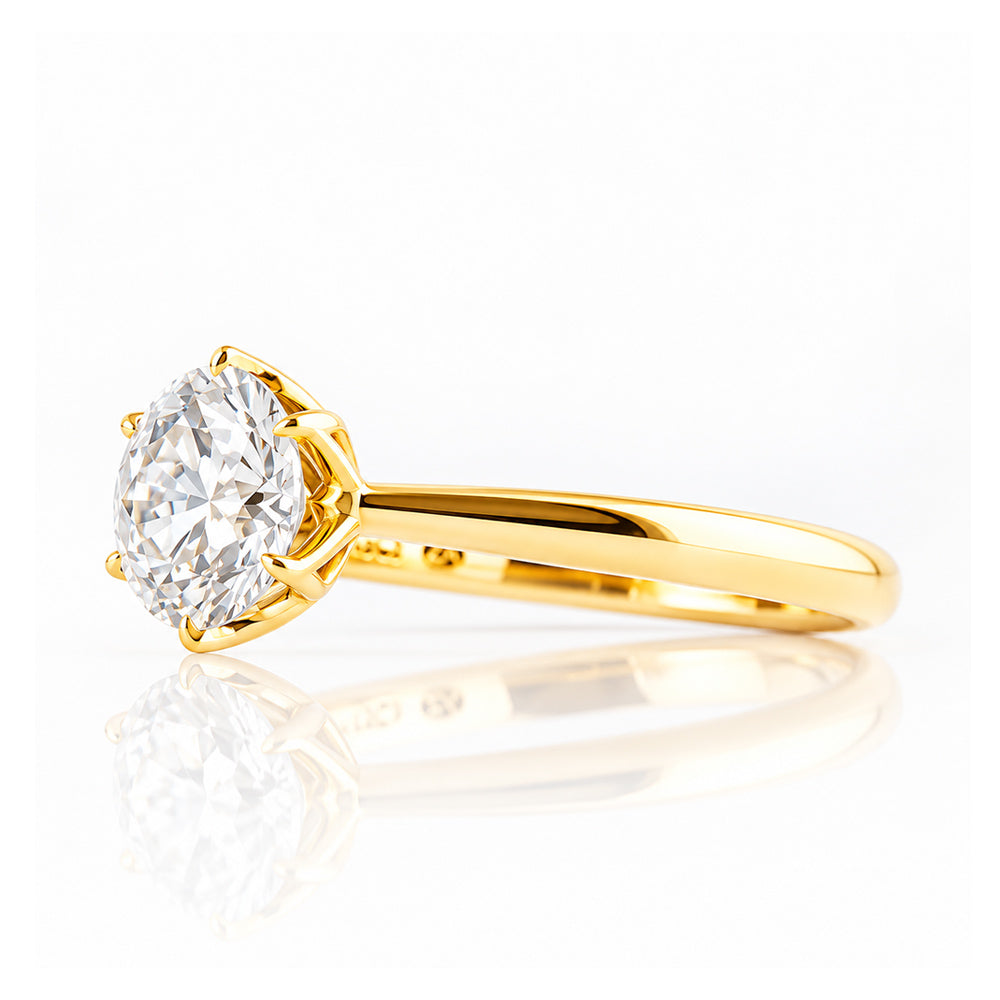 Nitida, 1.5ct Round Brilliant cut Lab Diamond Ring - Victoria's Jewellery