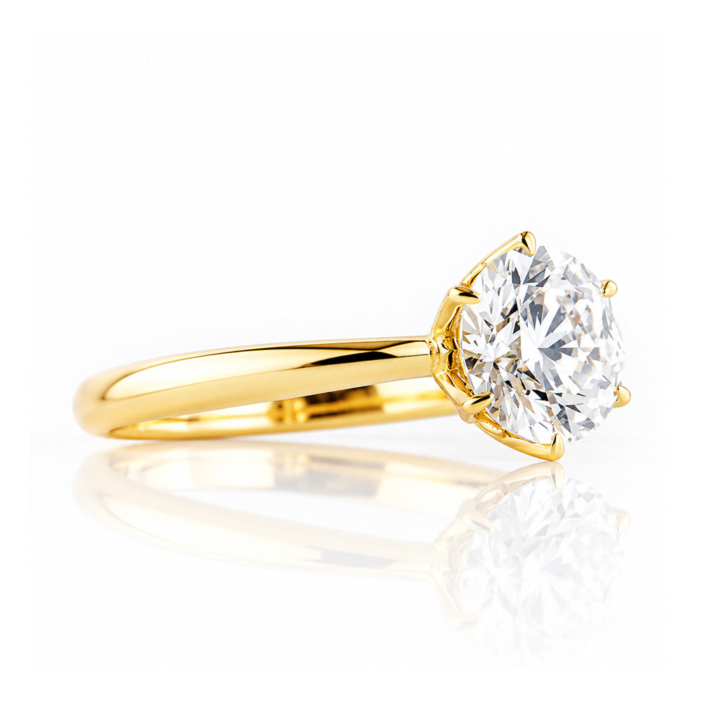 Nitida, 1.5ct Round Brilliant cut Lab Diamond Ring - Victoria's Jewellery