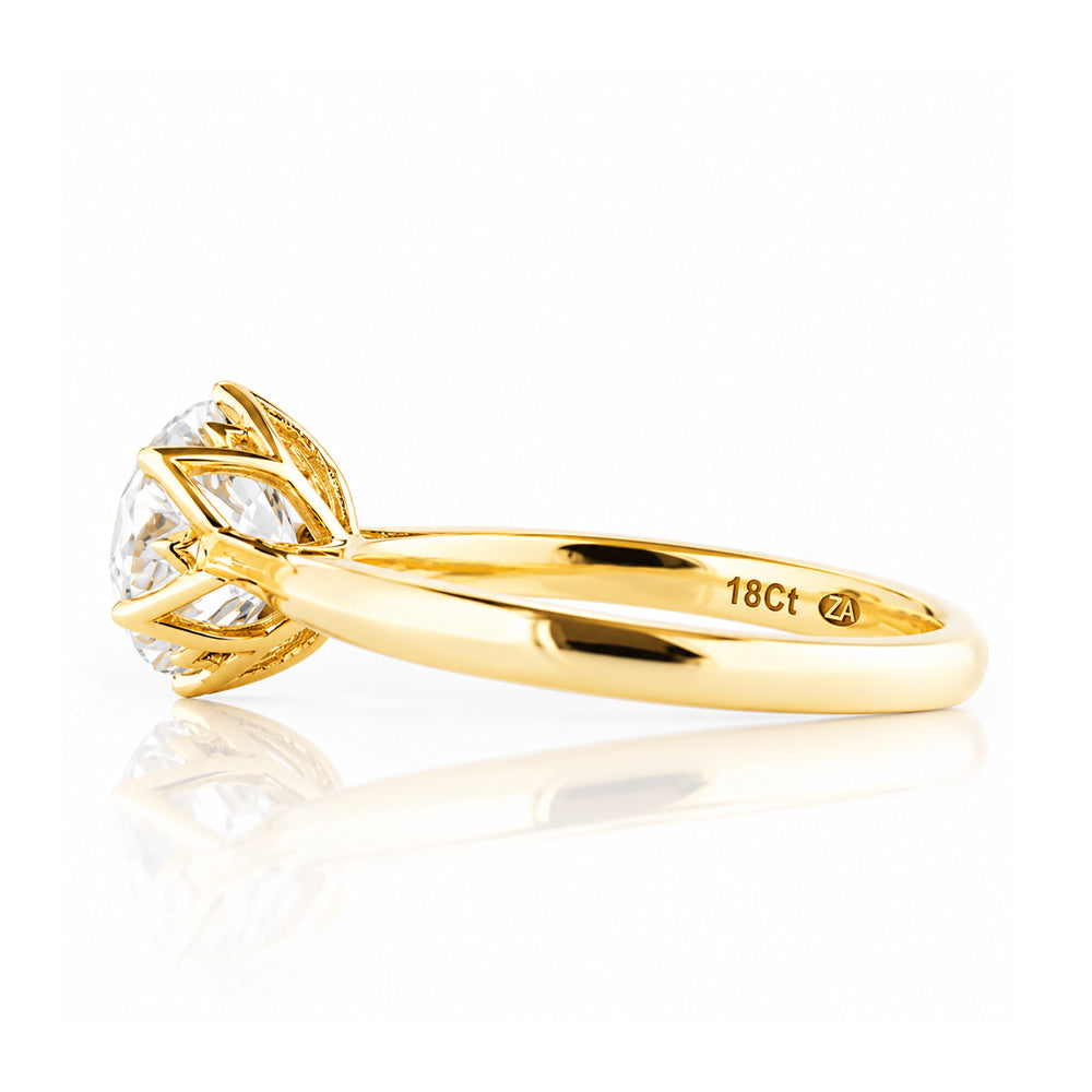 Nitida, 1.5ct Round Brilliant cut Lab Diamond Ring - Victoria's Jewellery