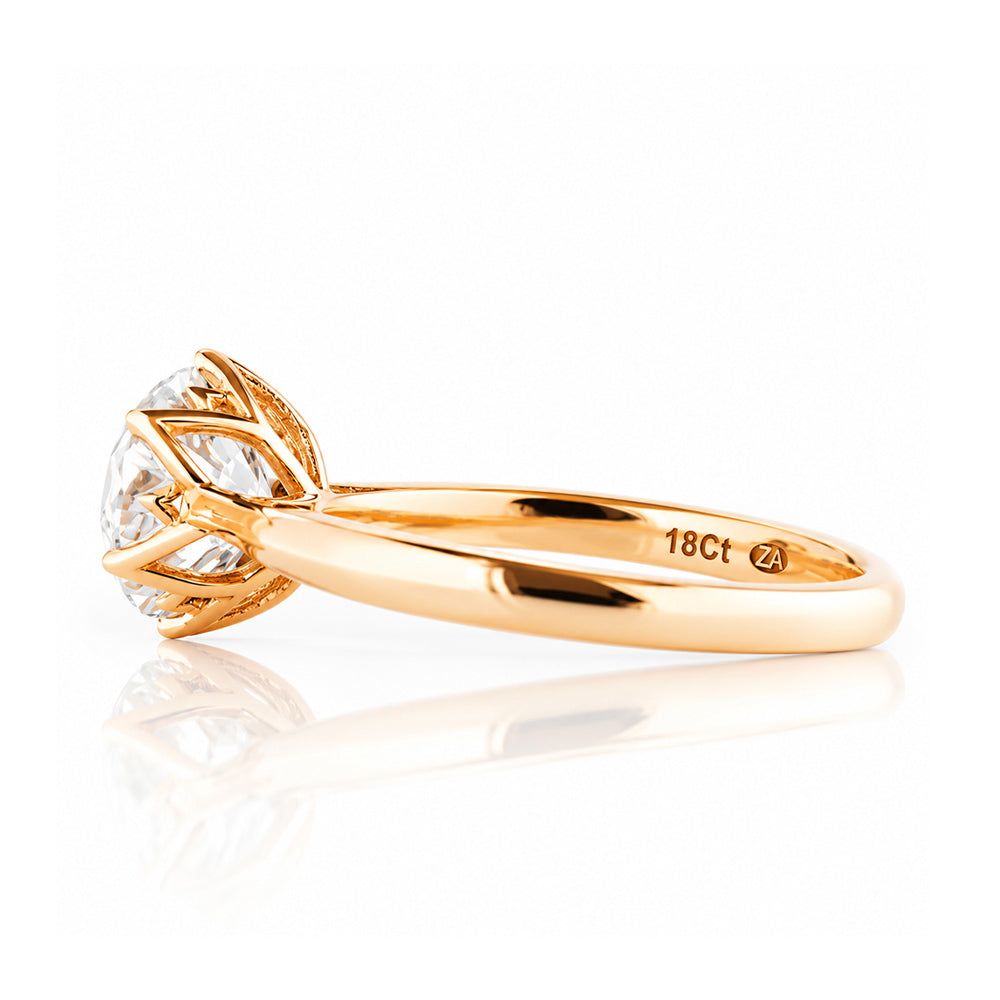 Nitida, 1.5ct Round Brilliant cut Lab Diamond Ring - Victoria's Jewellery