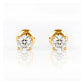 5mm Round Brilliant cut Diamond Stud Earrings - 1ct - Victoria's Jewellery